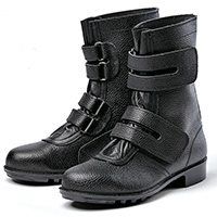 青木安全靴製造 《受注製作品》災対用安全靴 24.5CM マジックタイプ 黒 SAITAIYOU-245 1足（直送品）