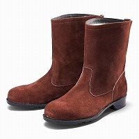 青木安全靴製造 《受注製作品》耐熱安全靴 1806 28CM 半長靴 1806-28 1足（直送品）