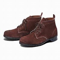 青木安全靴製造 《受注製作品》耐熱安全靴 1602 25CM 中編み上げ 1602-25 1足（直送品）