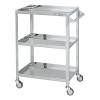 サカエ ステンレススペシャルワゴン(移動式)SUS430 SR4-6083TNU 1台（直送品）