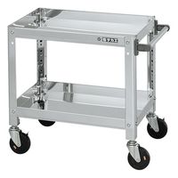 サカエ ステンレススーパーワゴン(ねじ込み式)SUS430 SAS4-7562DC 1台（直送品）