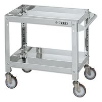 サカエ ステンレススーパーワゴン(ねじ込み式)SUS304 SAS3-6462SNU 1台（直送品）