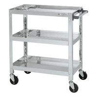 サカエ ステンレススーパーワゴン(ねじ込み式)SUS304 SAS3-7483DC 1台（直送品）