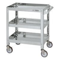 サカエ ステンレススーパーワゴン(ねじ込み式)SUS304 SAS3-7573NU 1台（直送品）