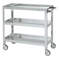 サカエ ステンレススーパーワゴン(ねじ込み式)SUS304 SAS3-9073NU 1台（直送品）