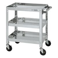 サカエ ステンレススーパーワゴン(ねじ込み式)SUS430 SAS4-6073DC 1台（直送品）