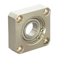 小西製作所 ベアリングホルダーセット 止め輪タイプ 四角型 BSRM BSRM-6206ZZ 1個（直送品）