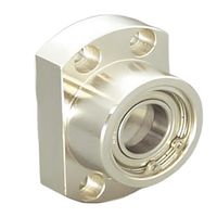 小西製作所 ベアリングホルダーセット 止め輪付インローダブルタイプ 楕円型 DEIS DEIS-6204ZZ 1個（直送品）