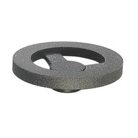 小西製作所 角リム朝顔型ハンドル車 KBN，KBーN KBN-100 1個（直送品）