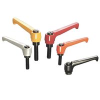 小西製作所 クランプレバー インチネジKRIN，ミリ左ネジKRL KRL-8X25-O 1個（直送品）