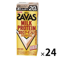 SAVAS（ザバス） ミルクプロテイン 脂肪0 アーモンド風味 1セット（1本（200ml）×24）　明治　プロテインドリンク