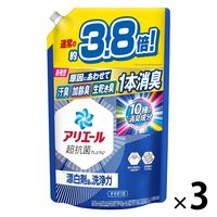 アリエール ジェル 詰め替え ウルトラジャンボ 1.55kg 1セット（3個） 洗濯洗剤 P＆G【旧品】