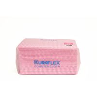 カウンタークロス 小判 厚手 約30cm×60cm レーヨン・ポリエステル ピンク 1パック（80枚入）オザックス