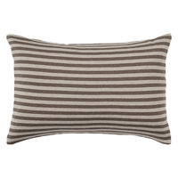 無印良品 綿天竺まくらカバー５０×７０ｃｍ用 杢ブラウンボーダー 良品計画