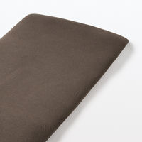 無印良品 綿天竺敷ふとんシーツ Ｓ 兼浅型ボックスシーツ １００×２００×３‐１０ｃｍ用 杢ブラウン 良品計画