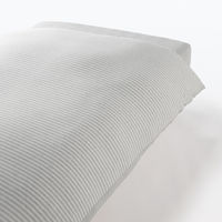 無印良品 綿天竺掛ふとんカバー ＳＤ １７０×２１０ｃｍ用 杢グレーボーダー 良品計画