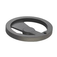 小西製作所 ウェイトスポークハンドル車 WSHーN WSH-160-N 1個（直送品）