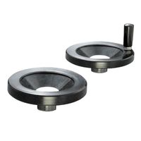 小西製作所 角リム型エンプラハンドル車 YN，YーN Y-125-N 1個（直送品）