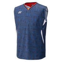 YONEX(ヨネックス) テニス ウエア トップス メンズゲームシャツ(ノースリーブ) SS デニムネイビー 10701 1枚（直送品）
