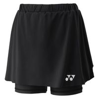 YONEX ブラック プリーツスカート YONEX プリーツスカート ブラック プリーツ スコート ロゴ刺繍