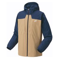 ヨネックス フード付きウォームアップウェア グレー　L YONEX フード付きウォームアップウェア L グレー/ピンク ヨネックス