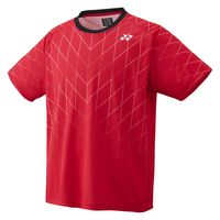レアYONEX 幾何学模様 レッドシャツ M ヨネックス YONEX ヨネックス YONEX テニス ユニゲームシャツ