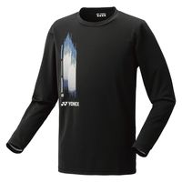 ✨限定 新品 ✨YONEX ユニ ロングスリーブ Tシャツ ブラック M ヨネックス YONEX ユニロングスリーブTシャツ （ブラック