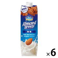 カゴメ アーモンド・ブリーズ 無糖 1000g 1箱（6本入）
