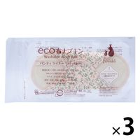 布ライナー 肌ケアタイプ 羽つき 237mm fuwako eco ブロード小花ピンク 1セット（1枚入×3）地の塩社