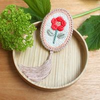s[X(Piece) hイLbg uK.omono ichirin frame broochv-coral pink- PHC-116-iij