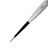 新品入荷 アーテック ナイロン黒軸面相 1セット(5本)（直送品 10746 小 ネイルアート用品(筆など)