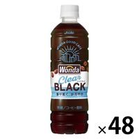 アサヒ飲料 Wonda ワンダ クリアブラック 500ml 1セット（48本）
