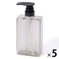 【LOHACO・アスクル限定】詰め替えボトル 500ml RECT 500 5個　PET 詰替ボトル　オリジナル オリジナル