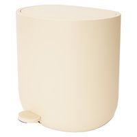 アポロジャパン ゴミ箱 5L ペダル式 フタ付 静音 サンドベージュ FBーC23ー05ーSB1 1個