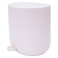 アポロジャパン ゴミ箱 5L ペダル式 フタ付 静音 ミルキーピンク FBーC23ー05ーPK1 1個