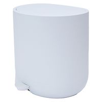 アポロジャパン ゴミ箱 5L ペダル式 フタ付 静音 シンプルホワイト FBーC23ー05ーWH1 1個