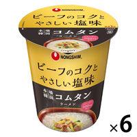 本場韓国コムタンカップ 1セット（1個×6） 農心