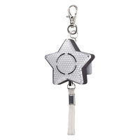 【防犯用品】アスカ 防犯ブザー 反射タイプ ホワイト GE074WN 1個