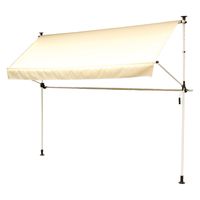 谷村実業 物干竿付 オーニングIV TAN-900-30A(BR) 1個
