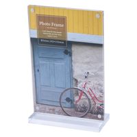 ナカバヤシ アクリルマグネットスタンドフォトフレーム KGタテ F-AC-106-KG 1枚