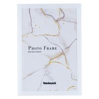ナカバヤシ アクリル製フォトフレーム スライド式 KG ホワイト F-AC-102-W 1枚