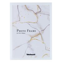 ナカバヤシ アクリル製フォトフレーム スライド式 2L ホワイト F-AC-103-W 1枚