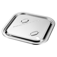 カンダ AG 18-8 角キッチンポット用割蓋 27cm 4582130901519 1個（直送品）