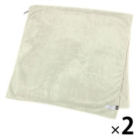 クイックドライバスタオル グレー 1セット（1枚×2） LAKOLE/ラコレ