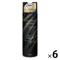 トイレの消臭力 プレミアムアロマ スプレー ベルベットムスク 365ml 1セット（1本×6） 消臭剤 芳香剤 エステー