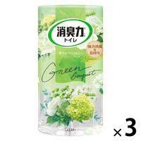 トイレの消臭力 グリーンブーケ 400mL 1セット（1個×3） エステー 消臭 芳香剤
