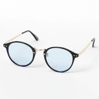 ウェリントンコンビサングラス ブラック×ブルー LAKOLE/ラコレ