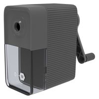 ナカバヤシ 太い鉛筆も削れる手動鉛筆削り ブラック DPS-H501BK 1個