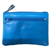 TTC トイロプラス 小銭入れ 2ファスナー ブルー 587729 1個（直送品）