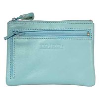 TTC トイロプラス 小銭入れ 2ファスナー ライトブルー 587743 1個（直送品）